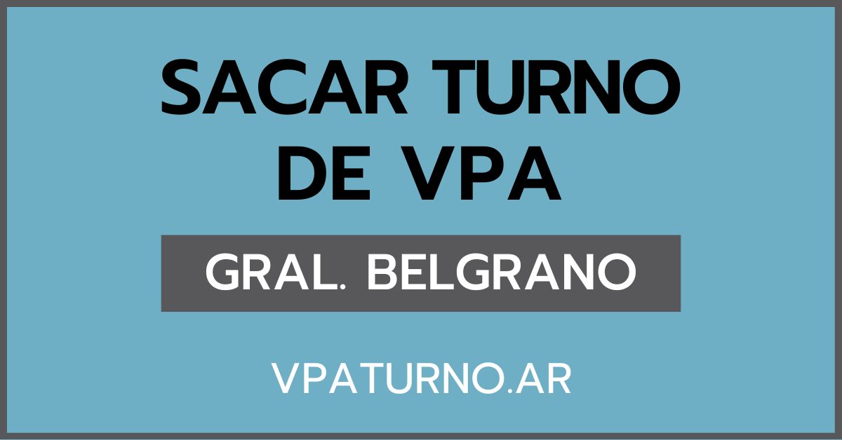 Verificación Policial Automotor en General Belgrano